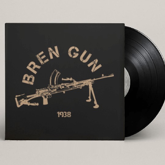 Bren Light Machine Gun | World War 2 Weapon Custom Vinyl Record Sleeves
