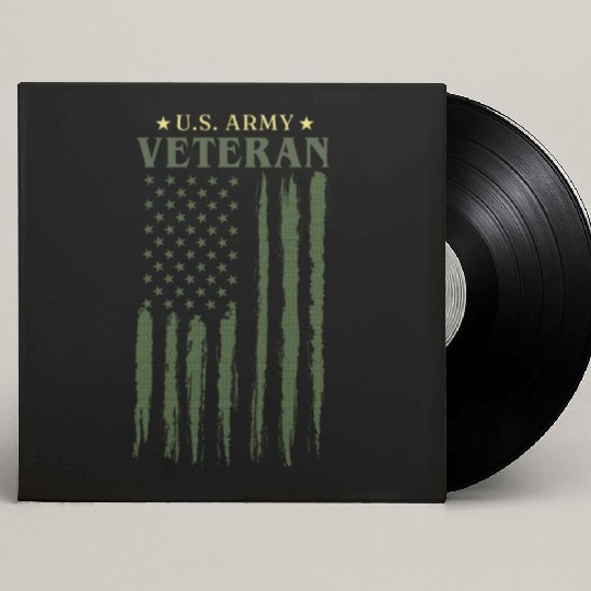 US army veteran Custom Vinyl Record Sleeves