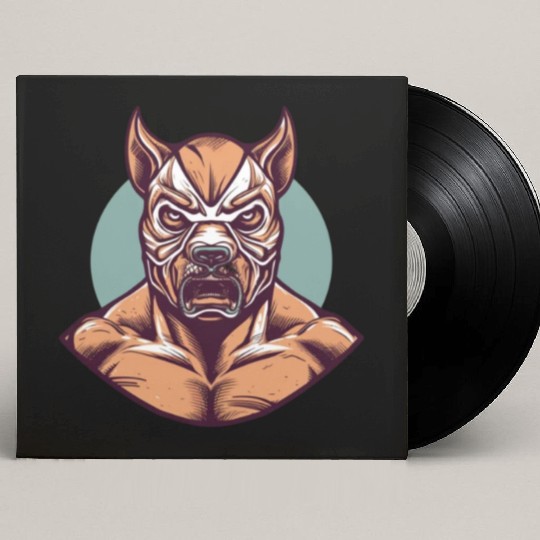 Lucha Libre Mexican Wrestling Mask Luchador Custom Vinyl Record Sleeves