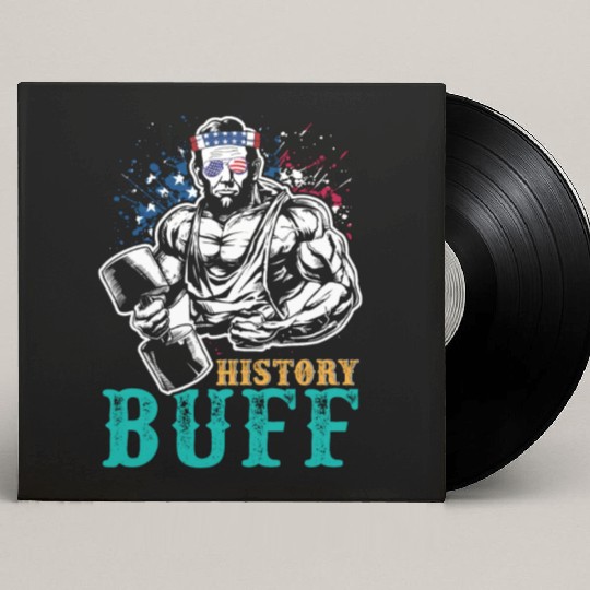 History Buff Independence Day Lincoln Patriot USA Custom Vinyl Record Sleeves