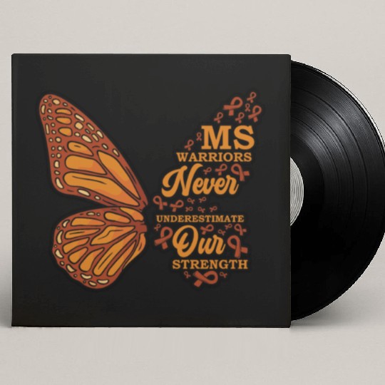 MS Warriors Never Underestimate Our Strength Custom Vinyl Record Sleeves