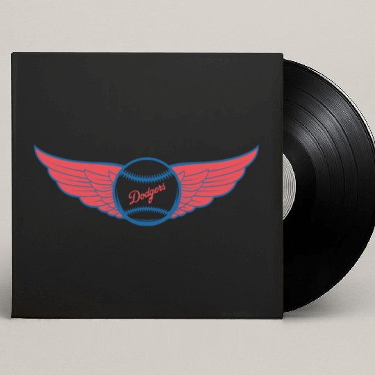 Dodgers Baseball Team Design 2023 Custom Vinyl Record Sleeves