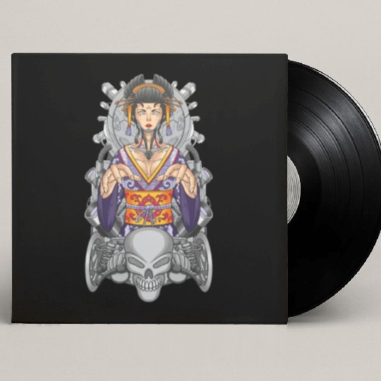 Geisha machine automotive Custom Vinyl Record Sleeves