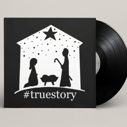 Truestory Birth Jesus True Bible Story Bethlehem Custom Vinyl Record Sleeves
