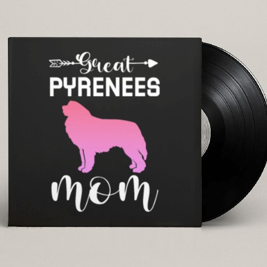 Great Pyrenees Mom Custom Vinyl Record Sleeves
