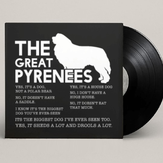 The Great Pyrenees Custom Vinyl Record Sleeves