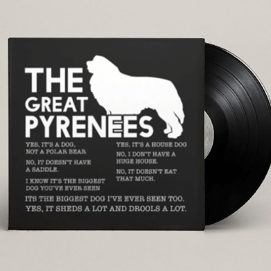 The Great Pyrenees Custom Vinyl Record Sleeves