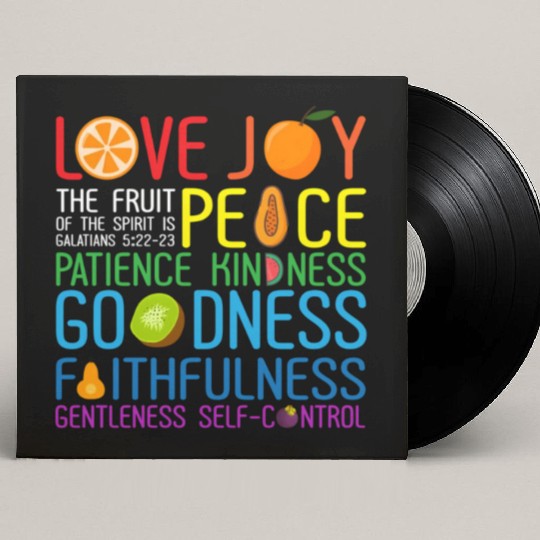 Love Joy The Fruit Of The Spirit Is Peace Patience Custom Vinyl Record Sleeves