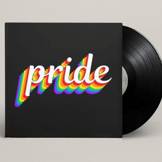 Happy Pride Rainbow Multi Color Gay Lesbian Lgbtq Custom Vinyl Record Sleeves