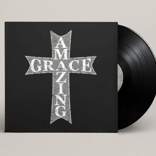 Amazing Grace Cross Custom Vinyl Record Sleeves