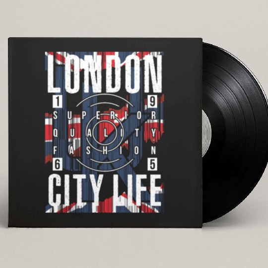 Welcome to London- City life London Gifts Custom Vinyl Record Sleeves