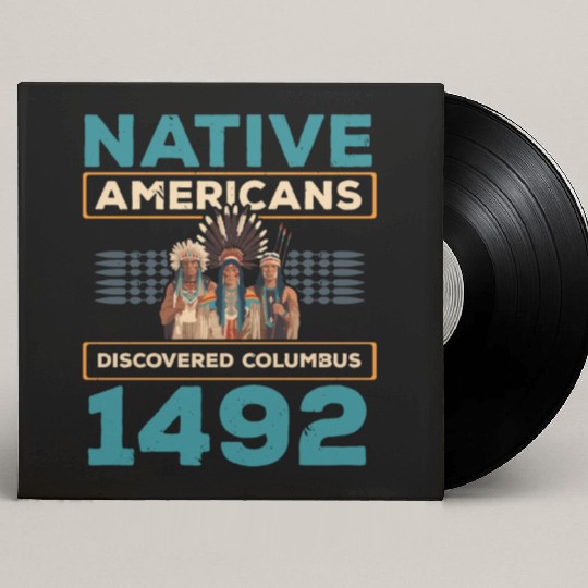 Aboriginal Indians Indigenous Native American Day Custom Vinyl Record Sleeves