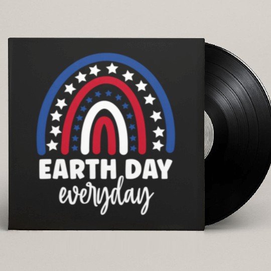 Earth Day Custom Vinyl Record Sleeves
