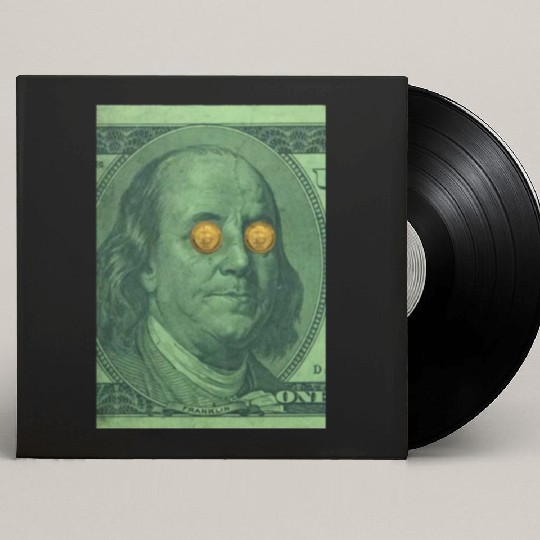 Benjamin Franklin Bitcoin Custom Vinyl Record Sleeves