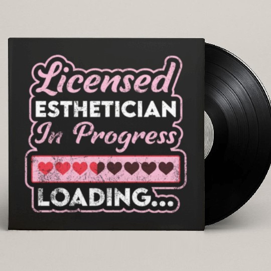 Licensed Esthetician In Progress Future Estheticia Custom Vinyl Record Sleeves