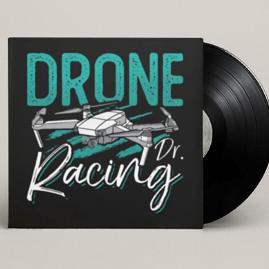 Drone Racing Dr. Fpv Race Drone Race Multicopter Custom Vinyl Record Sleeves