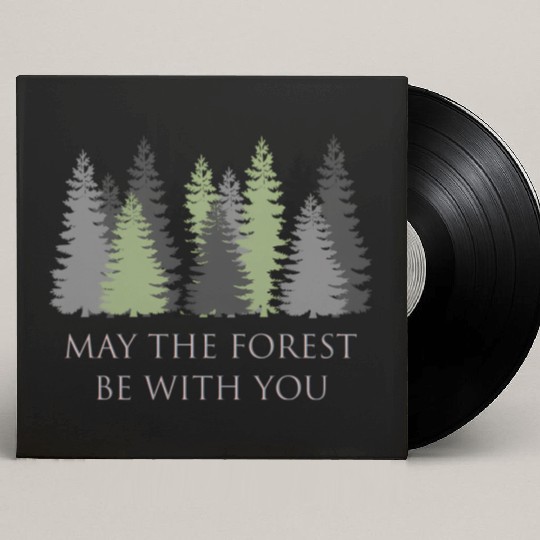May The Forest Be With You Custom Vinyl Record Sleeves
