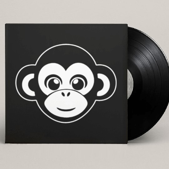 Ape Face Apes Apelike Jungle Primate Custom Vinyl Record Sleeves
