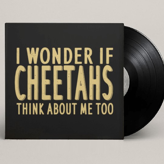 faster cheetah saying Lover Africa travel Custom Vinyl Record Sleeves