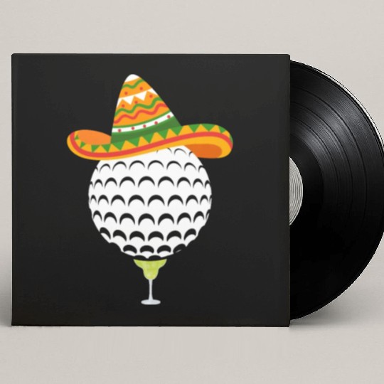 Margarita Golf Ball Mexican Sombrero Custom Vinyl Record Sleeves
