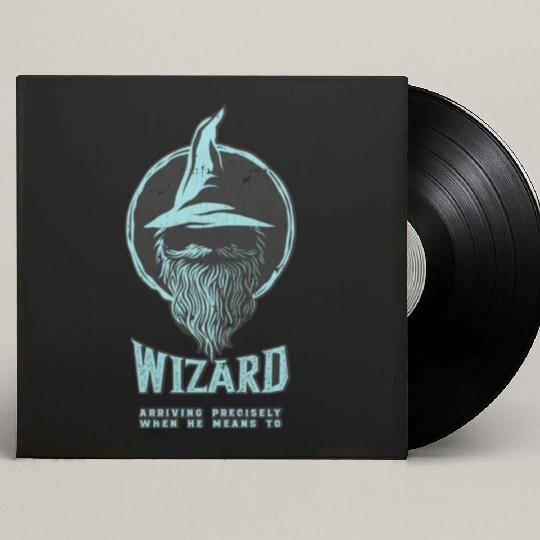 A Wizard Never Late Custom Vinyl Record Sleeves