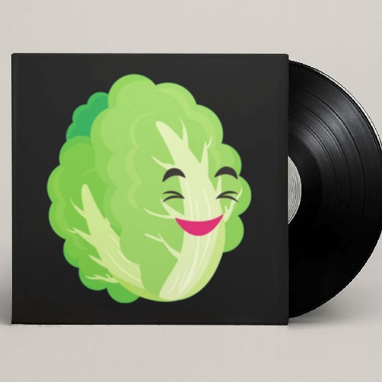 lettuce green Custom Vinyl Record Sleeves