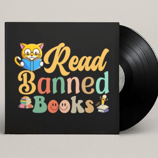 Read banned books Custom Vinyl Record Sleeves readers gonna read