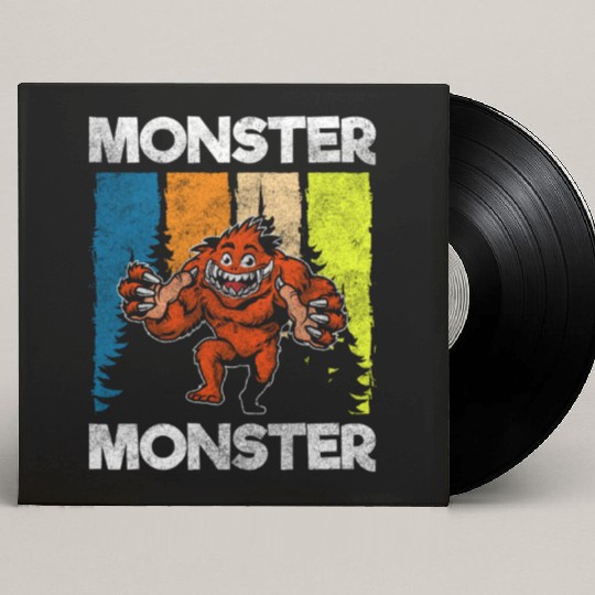 Monster Fright Character Monster Hunter Custom Vinyl Record Sleeves