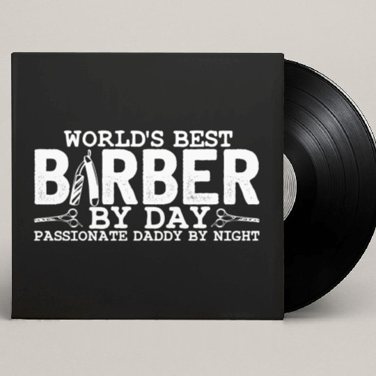 Barber Dad Hairstylist Hairdresser Hair Custom Vinyl Record Sleeves