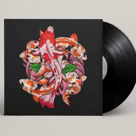 Nishikigoi Koi fish farm gift Koi carp Custom Vinyl Record Sleeves