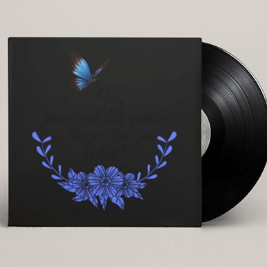 Frida Kahlo Quotes nature Custom Vinyl Record Sleeves