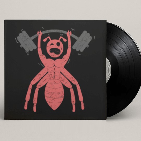 Gym Workout Ant Custom Vinyl Record Sleeves