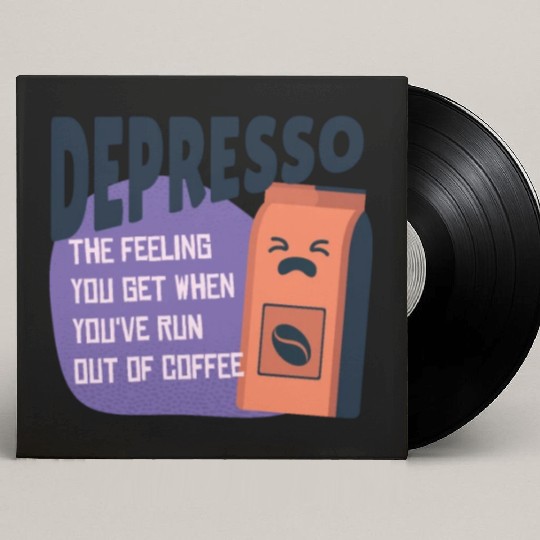 Depresso Coffee Custom Vinyl Record Sleeves