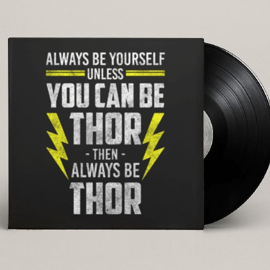 Thor Valhalla God Celtic Custom Vinyl Record Sleeves
