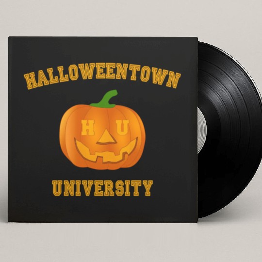 Halloweentown University Pumpkin For Treat Or Tric Custom Vinyl Record Sleeves