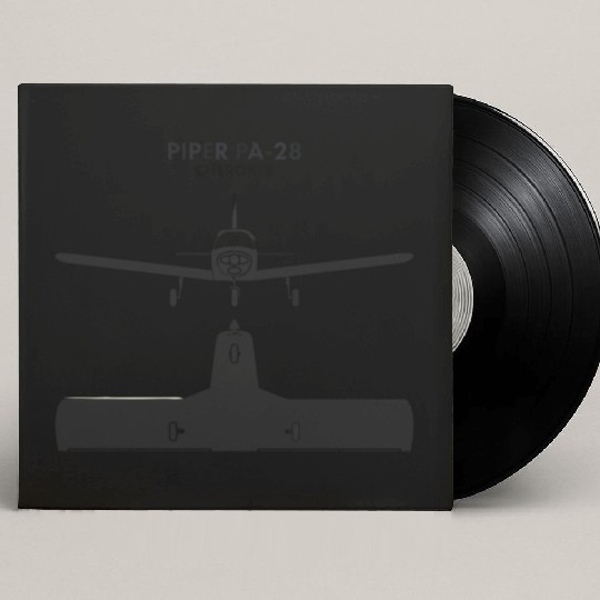 Piper PA 28 Cherokee Aircraft Custom Vinyl Record Sleeves