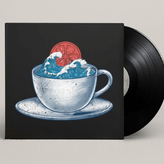 Japanese Great Wave Off Kanagawa Custom Vinyl Record Sleeves