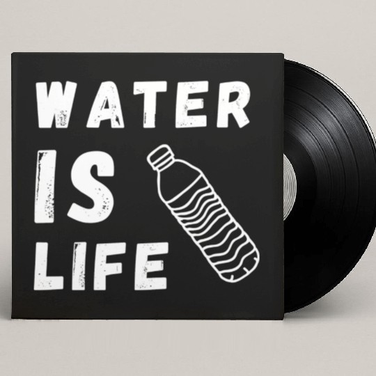 Water Is Life Save Water Save The Planet Earth Custom Vinyl Record Sleeves