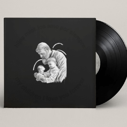 hijos mios i love Custom Vinyl Record Sleeves