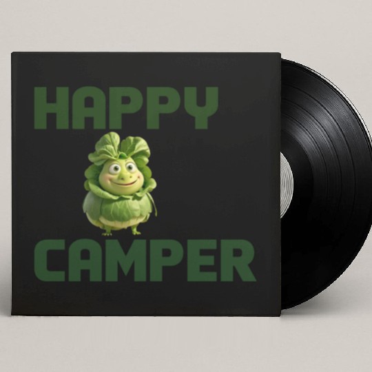 happy camper Custom Vinyl Record Sleeves