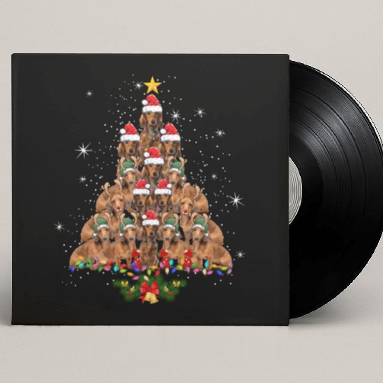 Tree Dachshund S Custom Vinyl Record Sleeves