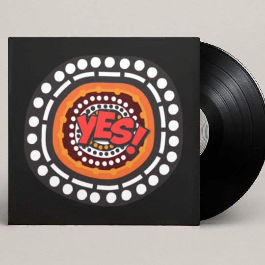 Yes to the Voice to parliament Custom Vinyl Record Sleeves