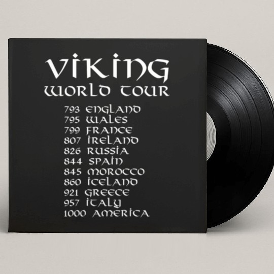 Viking World Tour Custom Vinyl Record Sleeves