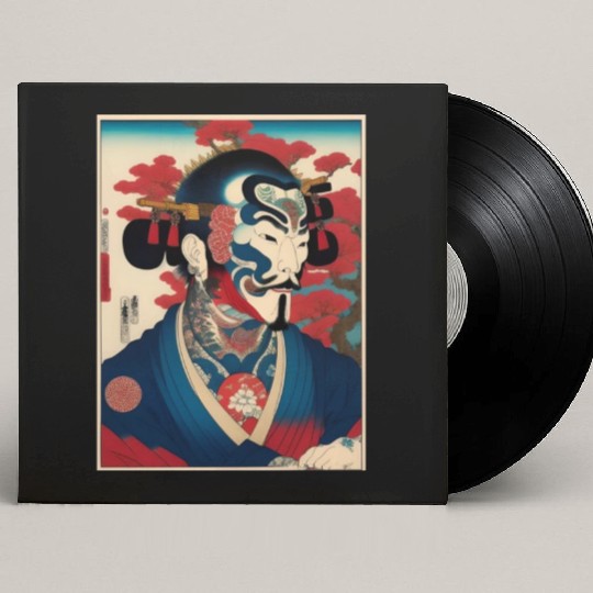Yakuza Warriors of the Edo Night Custom Vinyl Record Sleeves