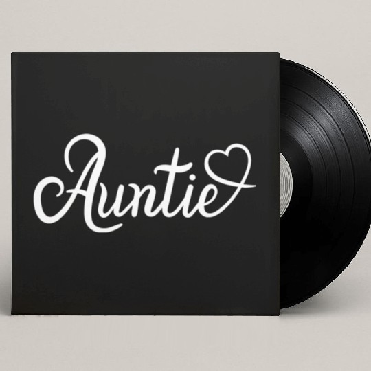 I Love My Auntie Cute Aunt Custom Vinyl Record Sleeves