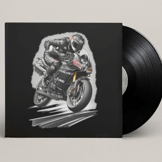 Racing of moto nice Ai design Custom Vinyl Record Sleeves