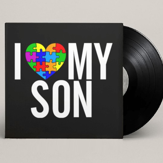 I Love my Son Custom Vinyl Record Sleeves
