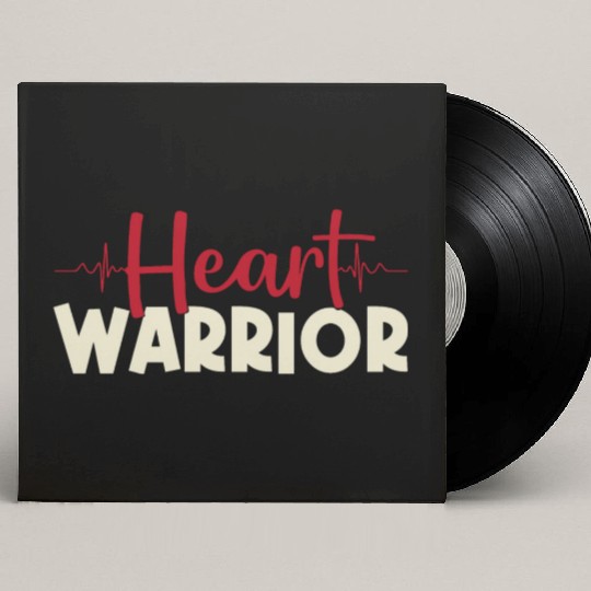 Heart Warrior Custom Vinyl Record Sleeves-Heart Surgery Gift-Survivor