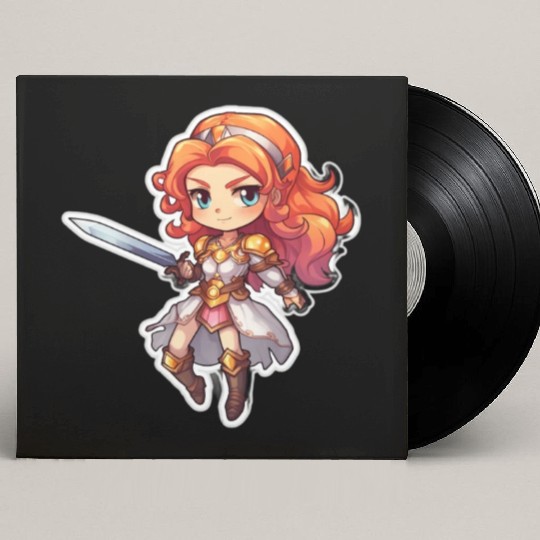 Warrior Princess Adventure Custom Vinyl Record Sleeves
