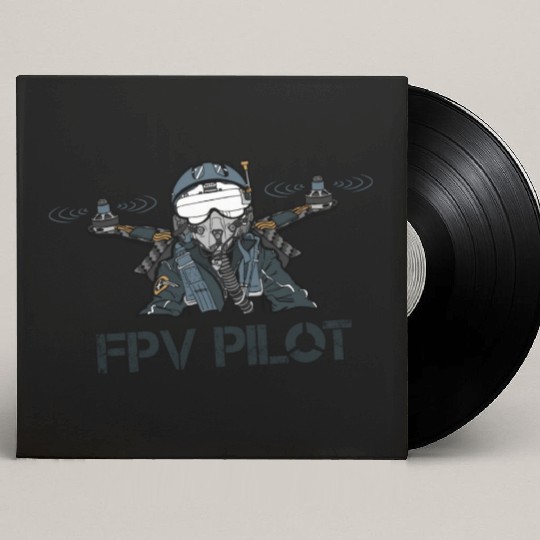 Fpv Drone Racing Hypetrain Quadrocopter Tiny Custom Vinyl Record Sleeves